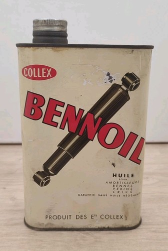 Bidon huile ancien - bidon, bennoil