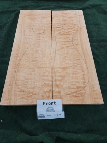 Quilted maple guitar - quilted,