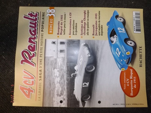 Fascicule seul 4cv renault - t.0,