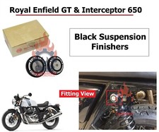 Royal Enfield "Interceptor & Continental GT 650" Noir "Suspension Finishers"