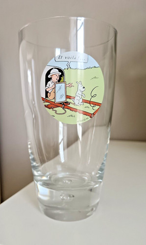 Verre tintin congo - -,
