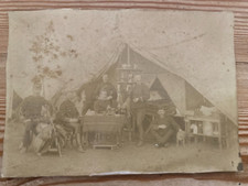 Military photo circa 1870-Hunters-Hussars-Sabre cavalry-Bivouac General Staff