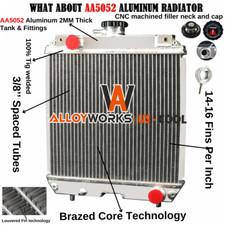2 Core Radiator For Kubota GR