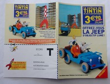   2003 A2050 TINTIN MOON LENS JEEP FLYER Paper Advertisement