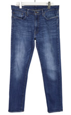 Levi's Lot 511 Premium Big E Hommes Jeans W36/L34 Bleu Délavé Moustaches Zippé