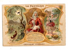 CHOCOLATE LOMBARD-LA FONTAINE-POSTCARD LIBERTY-N.V.-EARLY '900