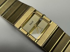 piaget gold tone quartz wristwatch