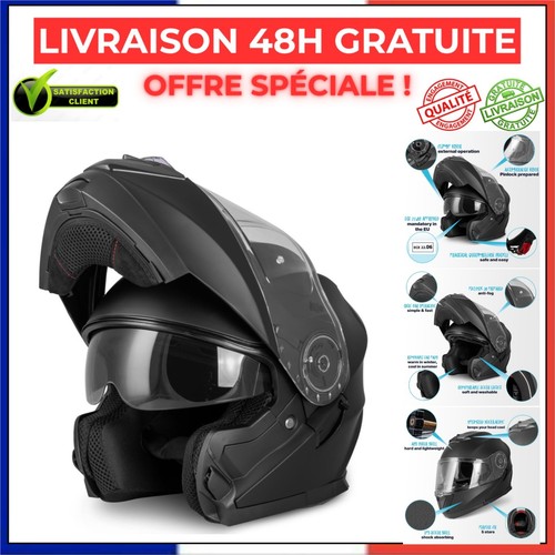 Casque moto modulable - moto, vinz