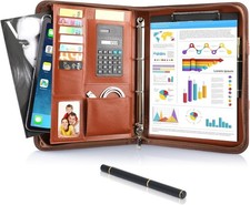 Porte Document A4 en cuir avec