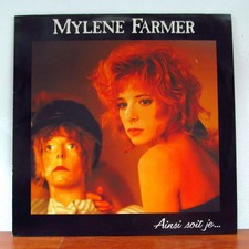Mylene Farmer ‎– Ainsi Soit Je... ( Europe  LP , 1988, Embossed Letters )