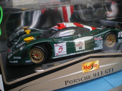 Porsche 911 gt1 vert - porsche,