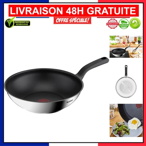 Wok tefal comfort max - wok, 28