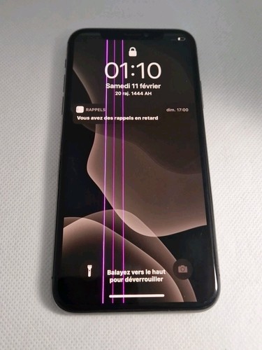 Iphone gris pour - x, go