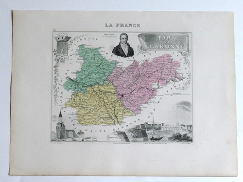 Tarn garonne carte - garonne,