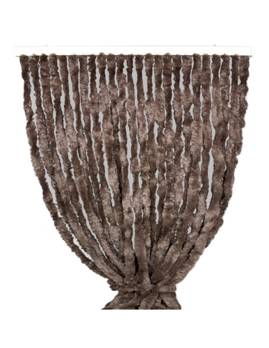 Rideau chenille marron - chenille,