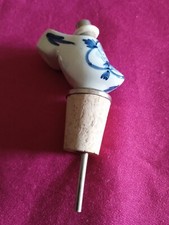 Doseur , bec verseur Faience De Delft, décor moulin 