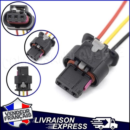 Connecteur fils fiche prise - 3,