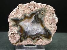 AGATE POLIE - NOWY KOSCIOL, POLOGNE - 7,3 x 6,3 cm - 163 g