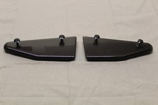 Pair of 7 1/2"x2 3/4" carbon fiber canards with hardware