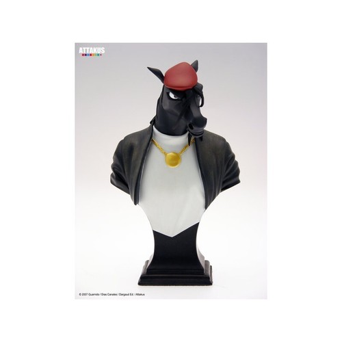 Figurine horse black - "black, claws"