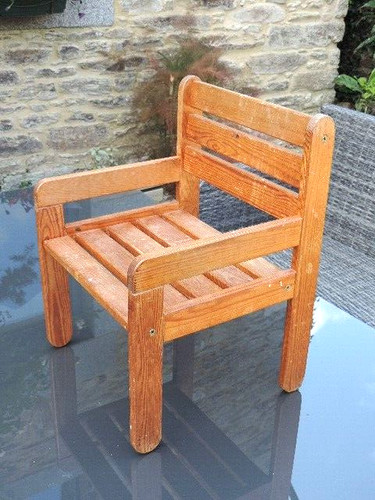 Ancienne chaise fauteuil - 🟢,