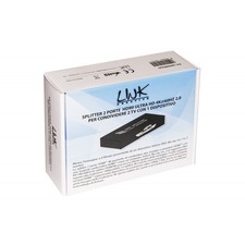 Link lkhdmi220 Splitter 2 Ports HDMI 4 Kx2 K 60 Hz Version 2.0 avec EDID DDC 2.2