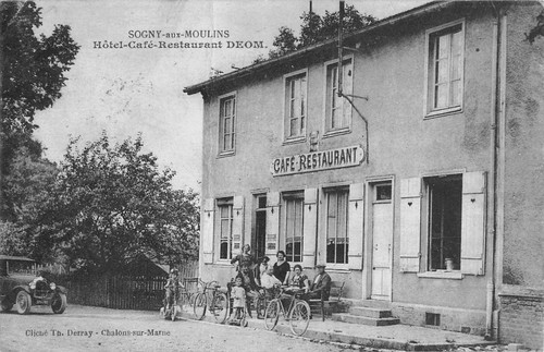 Cpa sogny aux - sogny, moulins
