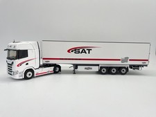 ELIGOR, SCANIA R450 4x2 avec remorque frigo 3 Essieux - Transport  SAT, échel...