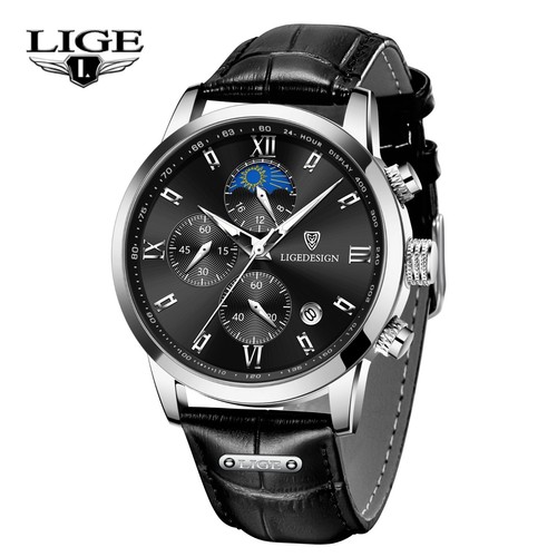 Lige montre homme quartz - montre,