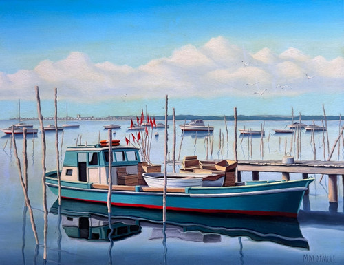 Ancien tableau marine bateaux - ancien,