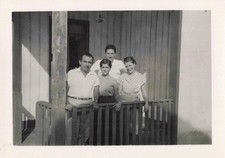 OLD GUIANA PHOTO ~1950 THE BRAZILIAN DOCTOR OF OYAPOCK HIS WIFE & FRIENDS