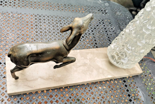 Lampe art déco biche - déco,