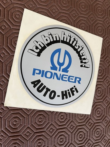 Autocollant vintage pioneer - autocollant,