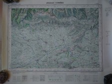 Lot de 7 cartes IGN anciennes