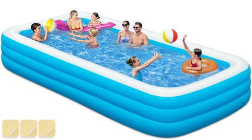 Large inflatable swimming pool - large,