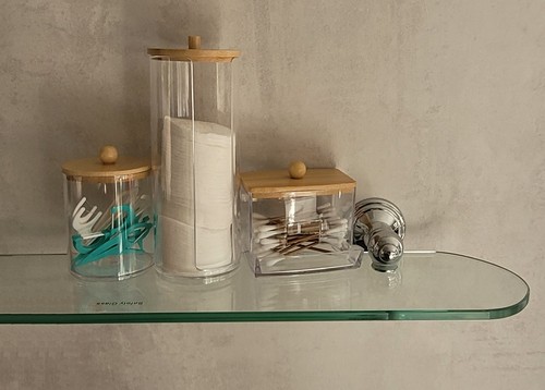 étagère verre 60cm - verre,