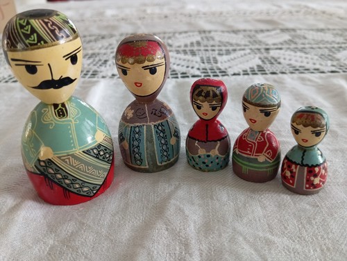 Figurines bois lot 5 - en,
