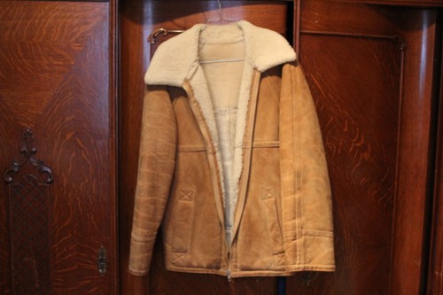 Blouson peau lainé mouton - blouson,