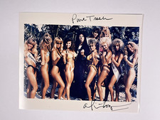 Alice Cooper Signé Photo Authentique Original Main Signé Pure Trash Album 1989