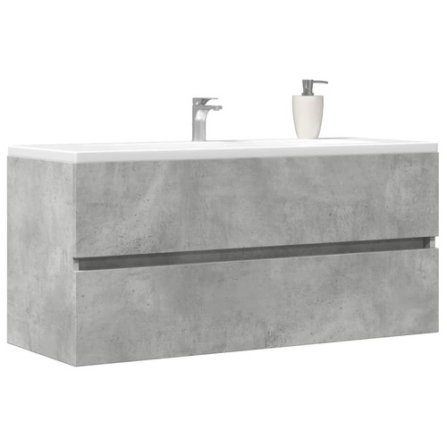 Armoire évier gris béton - armoire,