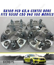 Fits Volvo C30 S40 V40 V50 20mm Alloy Wheel Spacers Centric 5x108 63.4 x 4