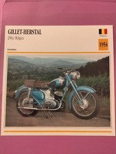 GILLET-HERSTAL 250cc BELGICA 1954 Motorcycles Atlas Ed. 1999 free shipping