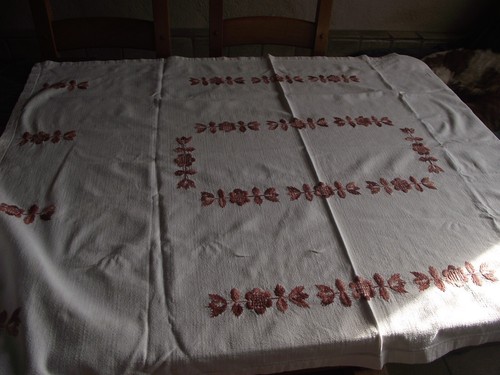 Linge ancien nappe - (,