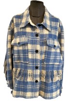 Superbe  Veste Chemise Laine Bleu Isabel Marant Etoile 36=42neuve Étiquette 