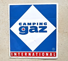 Vintage CAMPING GAZ International Vintage Sticker Old Caravan Sticker