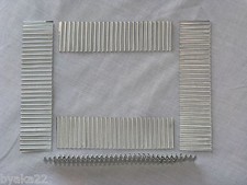 4 Gaufrettes lames gaufrées casque Adrian 1915  m 15  WW1   