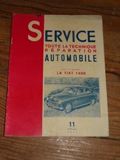 la fiat 1400 - 1952  Revue