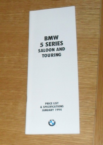 Bmw series e34 price - series, spec