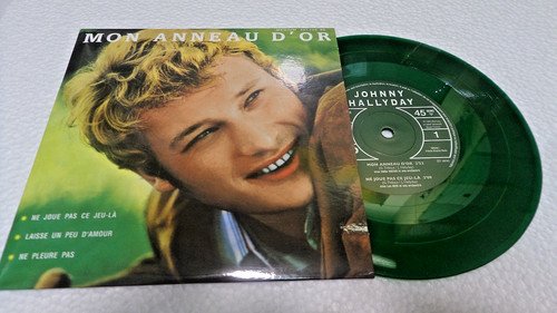 45t vinyle johnny - vinyle, hallyday