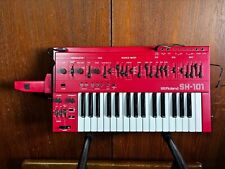 Synthétiseur basse monophonique Roland SH-101 RARE RED COLOR avec MOD GRIP SH101